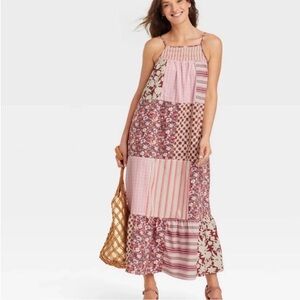 Universal Thread Patchwork Maxi Dress - EUC
Size XS